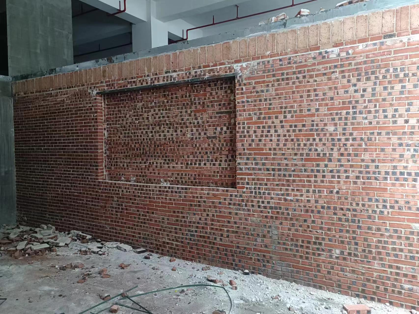 轻质砖隔墙施工现场